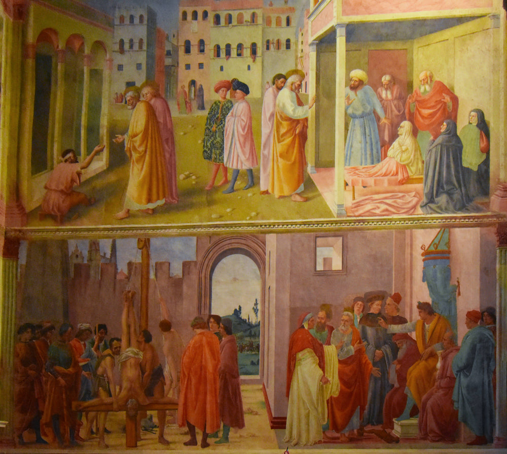 Crucifixion of St. Peter, Branacci Chapel, Florence