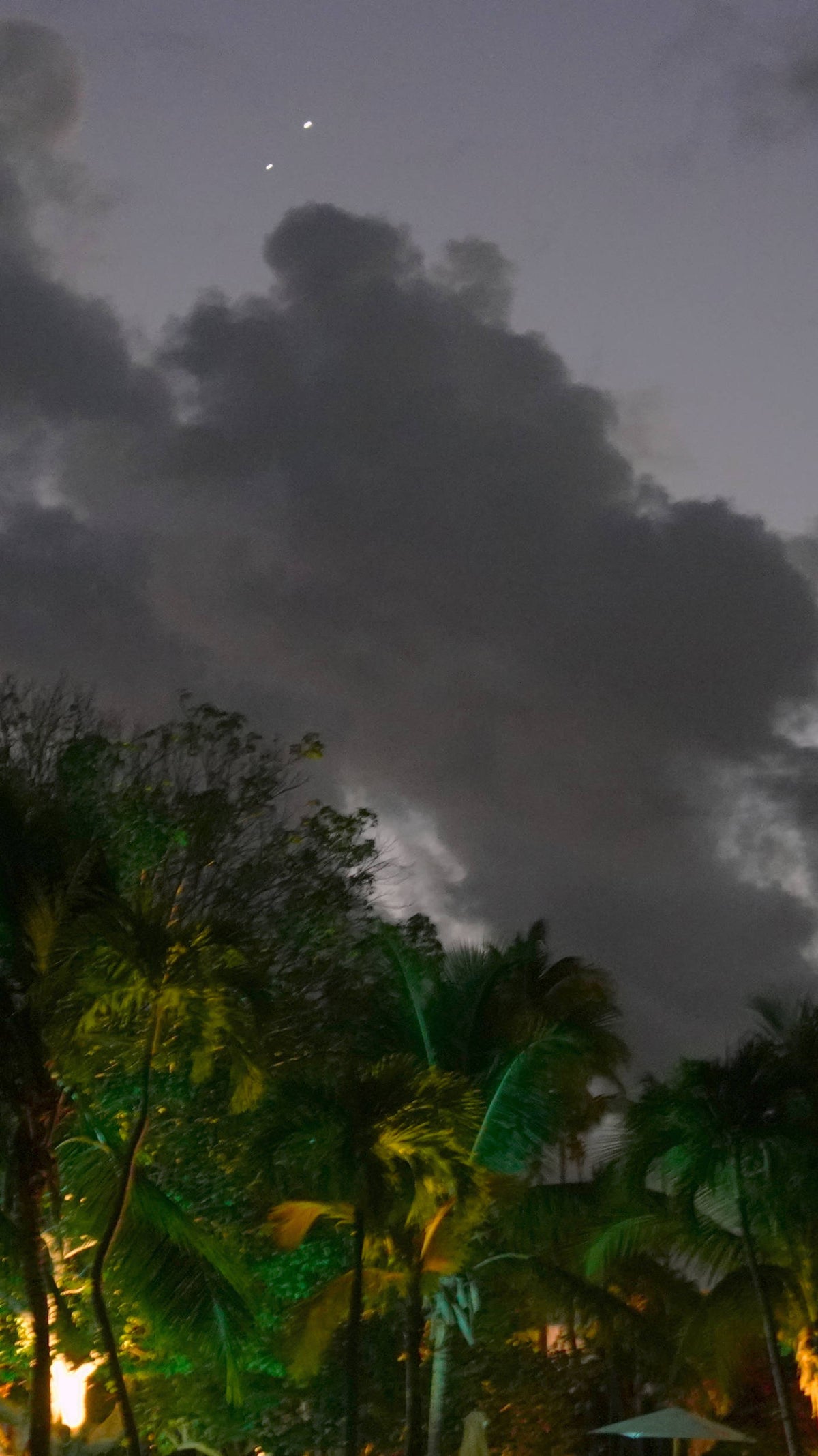 A Planetary Conjunction viewed from Puerto Rico