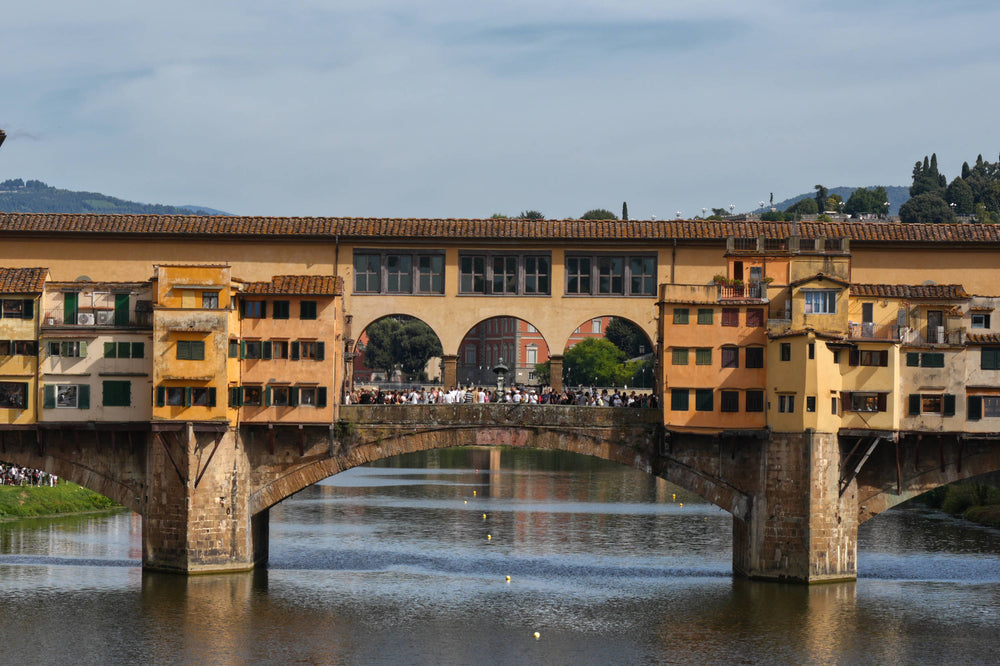 Crowd on Ponte Vecchio, Florence