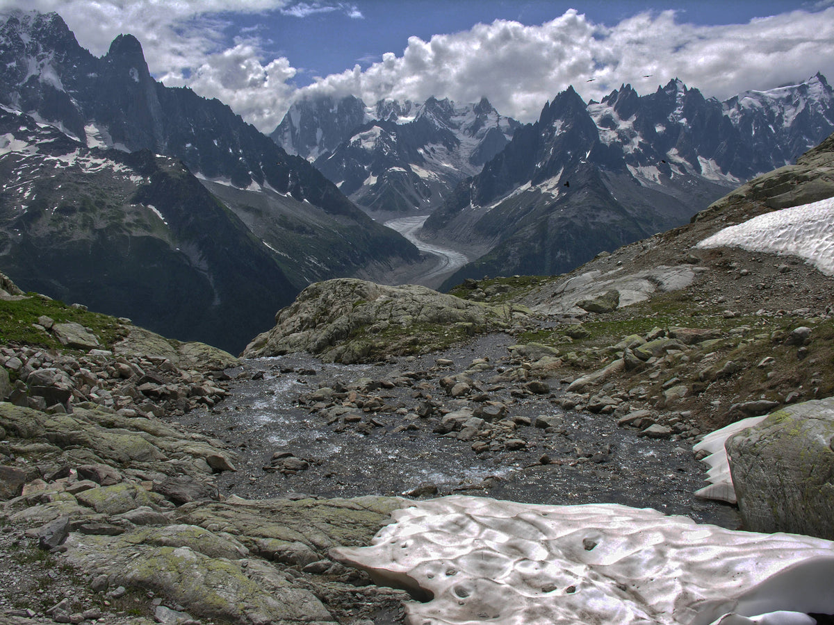 Mer de Glace and the Grandes Jorasses