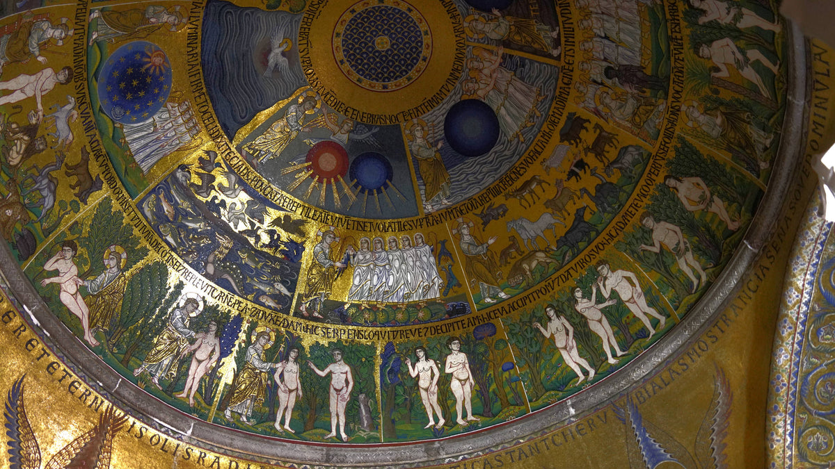 Genesis Mosaics in Basilica di St. Marco, Venice