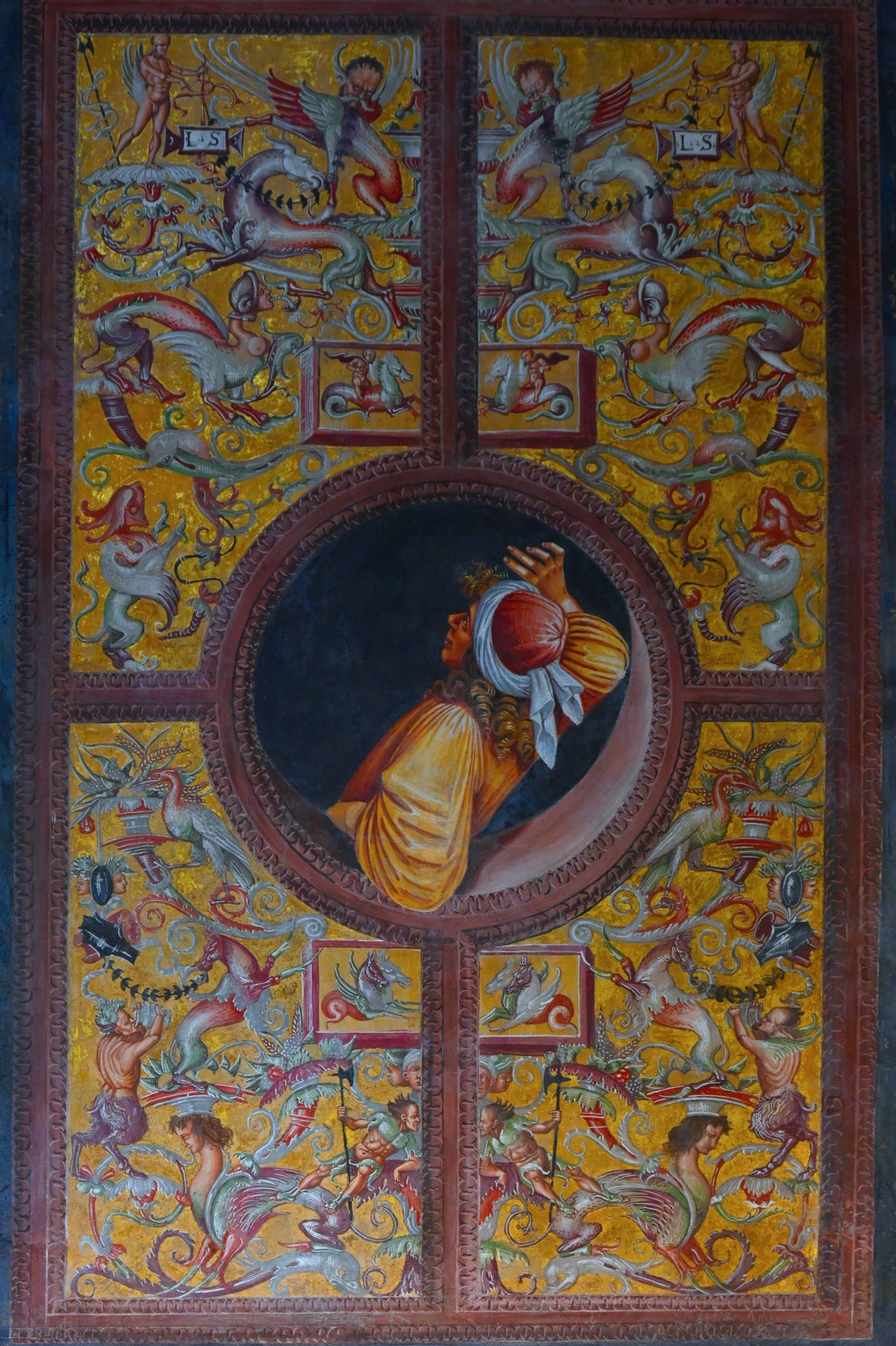 The Philosopher Empedocles by Signorelli, Duomo di Orvieto