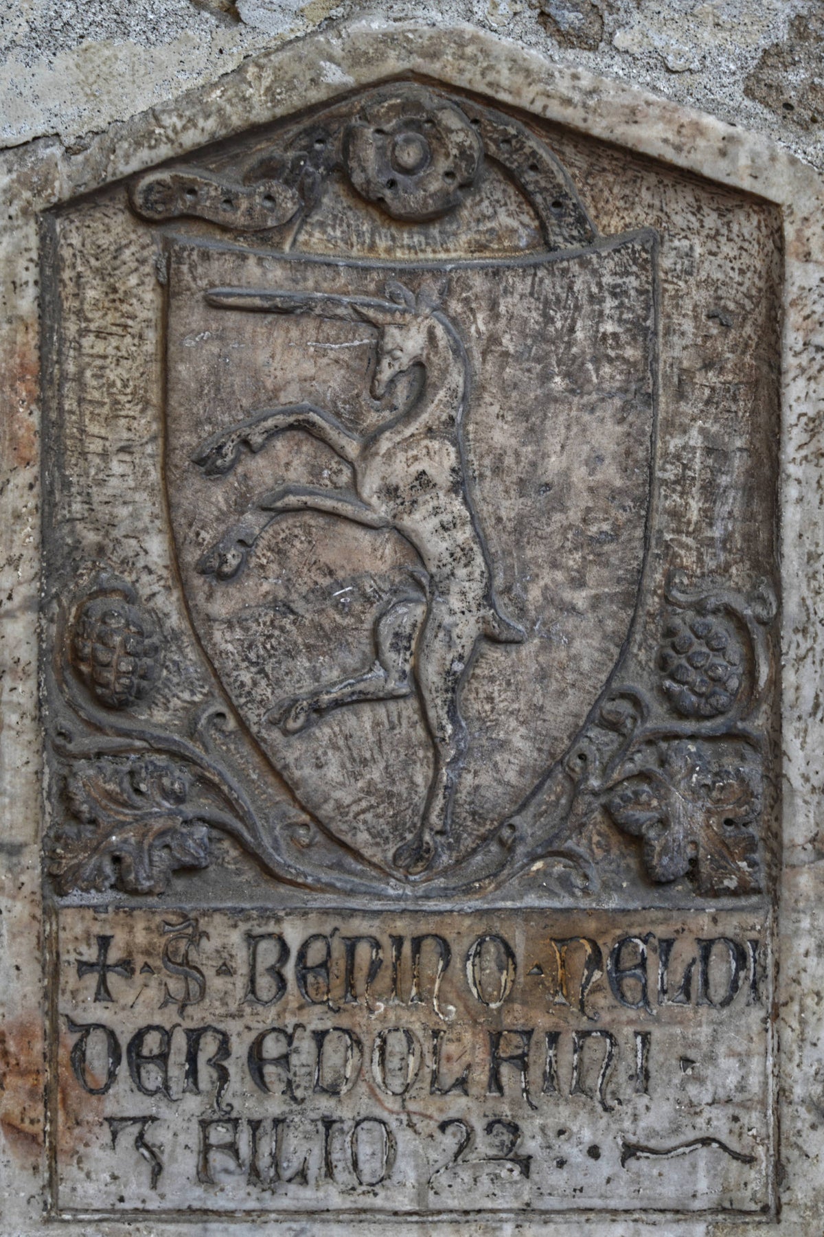 Crest with Rearing Deer, Basilica di Santo Spirito, Florence