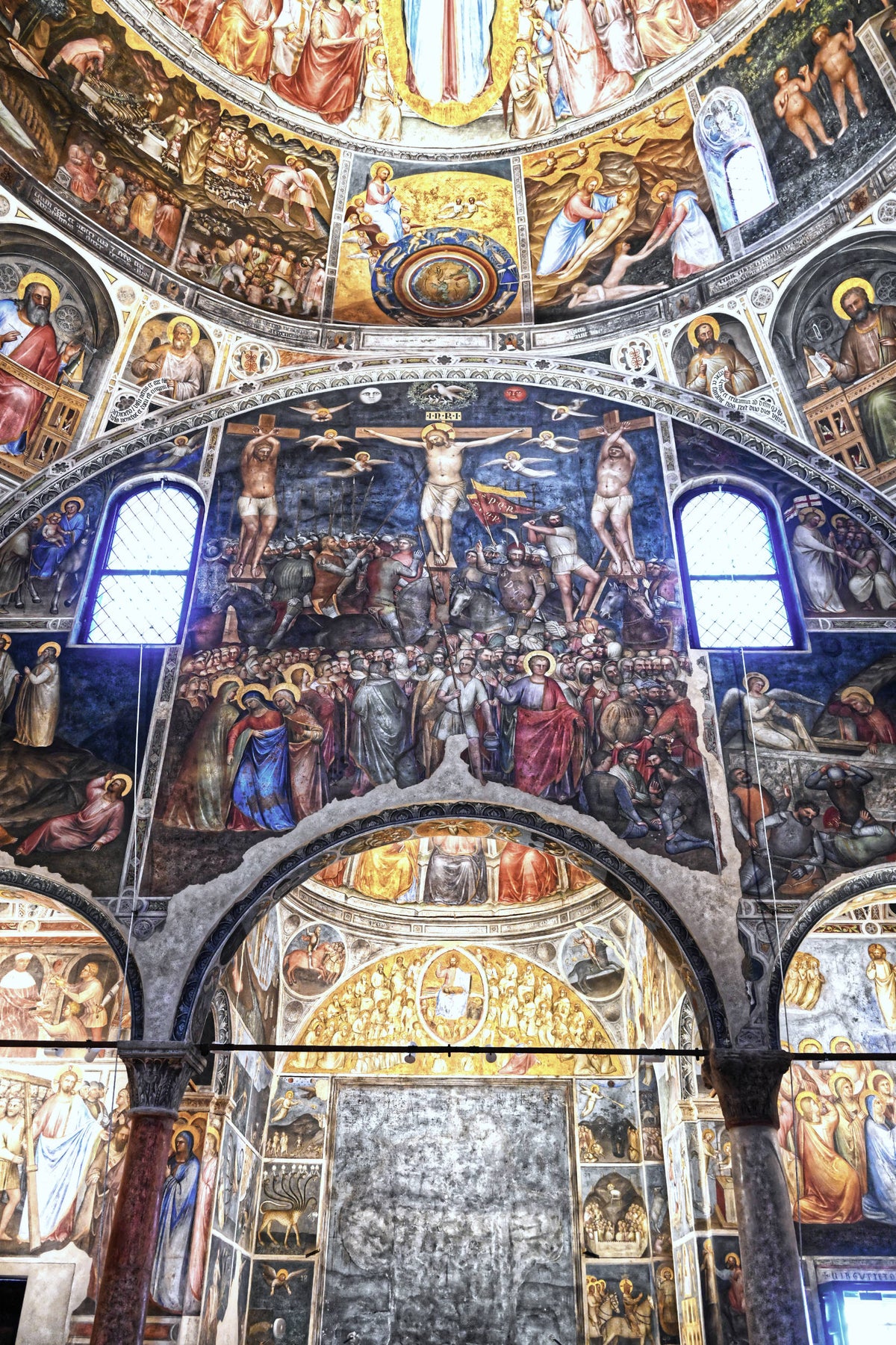 Fresco, Crucifixion, Padua Baptistery