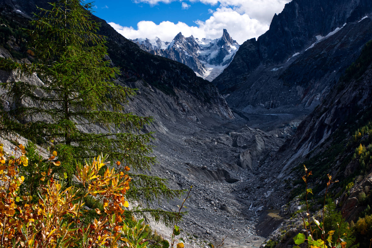 Glacier Remnant near Chamonix