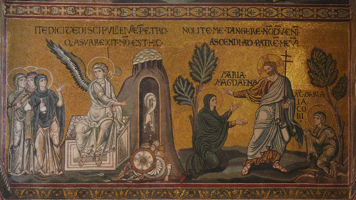 Mosaic, No Me Tangere, Santa Maria la Nuova, Monreale, Palermo
