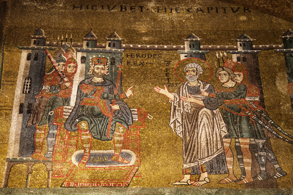 [Herod Confronting St. Peter], Basilica di San Marco, Venice