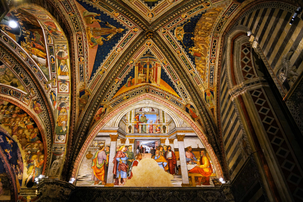 Frescos, Bapstery of San Giovanni, Siena