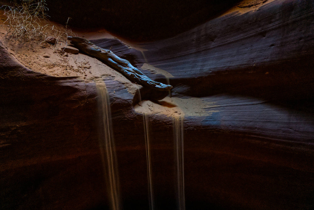 Falling Silt in Antelope Canyon