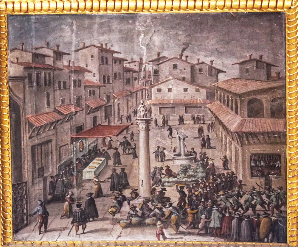 [Old Market Square] by Stradanus, Palazzo Vecchio