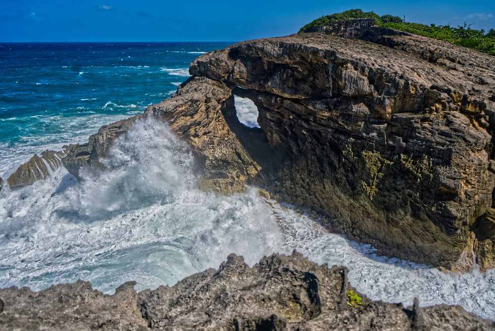 An Eye in the Basalt,  Arecibo, Puerto Rico