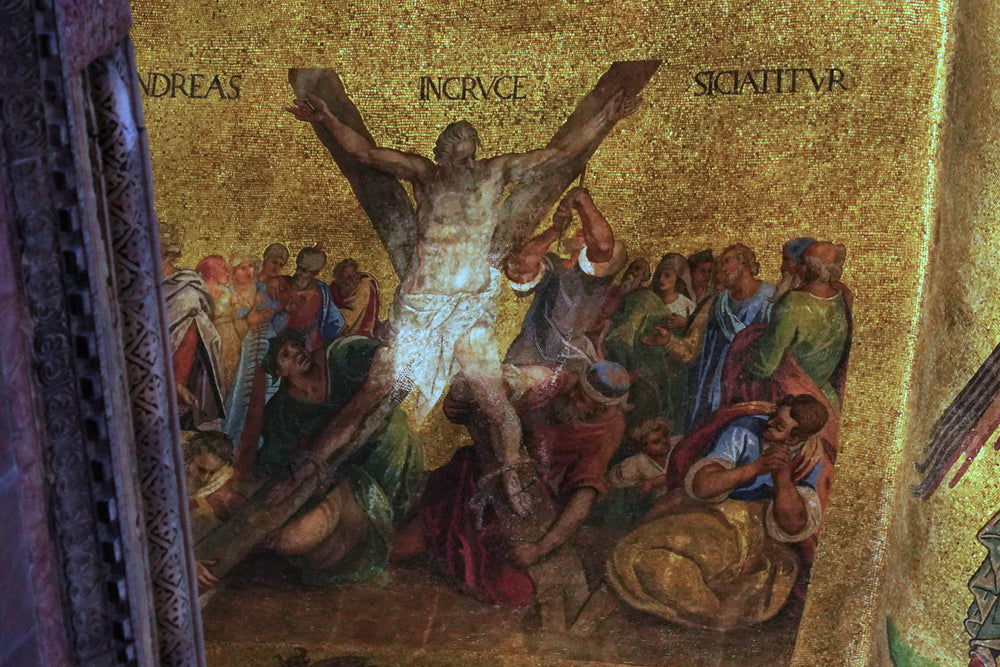Mosiac, [Crucifixion of Jesus], Bas. di San Marco, Venice