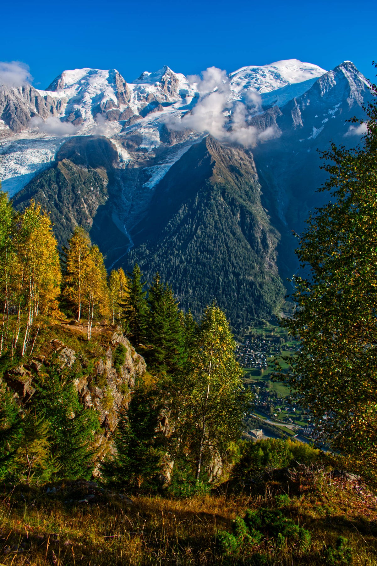 Mont Blanc viewed from le Chapeau