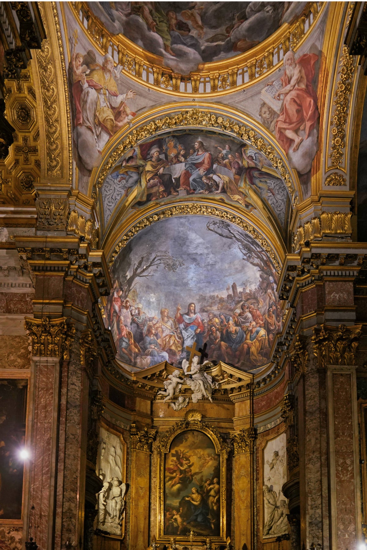 Apse Fresco in Church of Santa Maria Maddalena, Rome