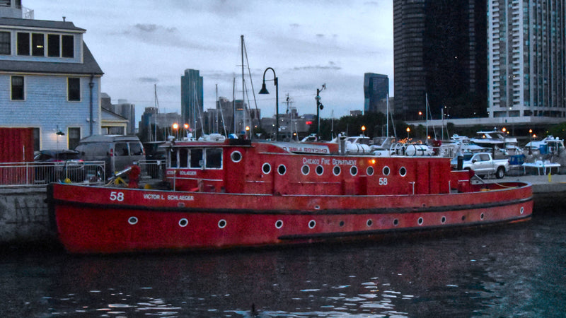 Fireboat [Victor L. Schlaeger] Chicago, Illinois