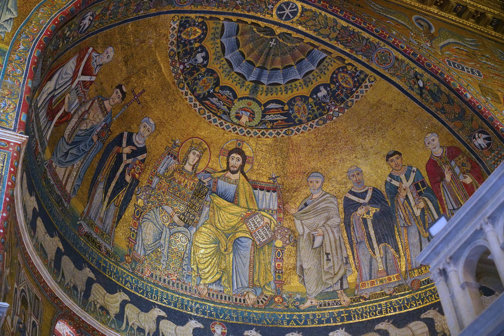 Apse Mosiac, Coronation, Santa Maria in Trastevere