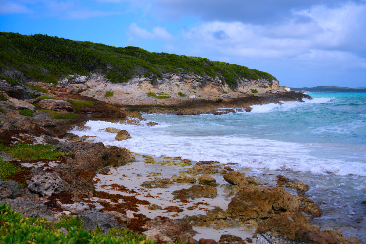 Shoreline near Puerto Ferro Lighthouse, Vieques