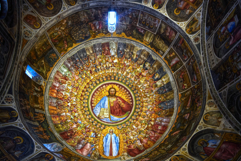 Fresco, Christ and Saints, Padua Baptistery