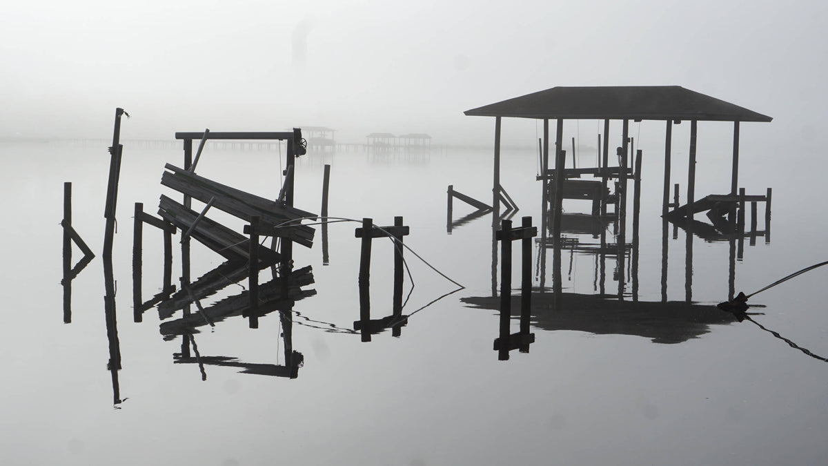 Dock Reflections, Ortega River, Duval County