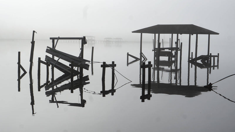 Dock Reflections, Ortega River, Duval County