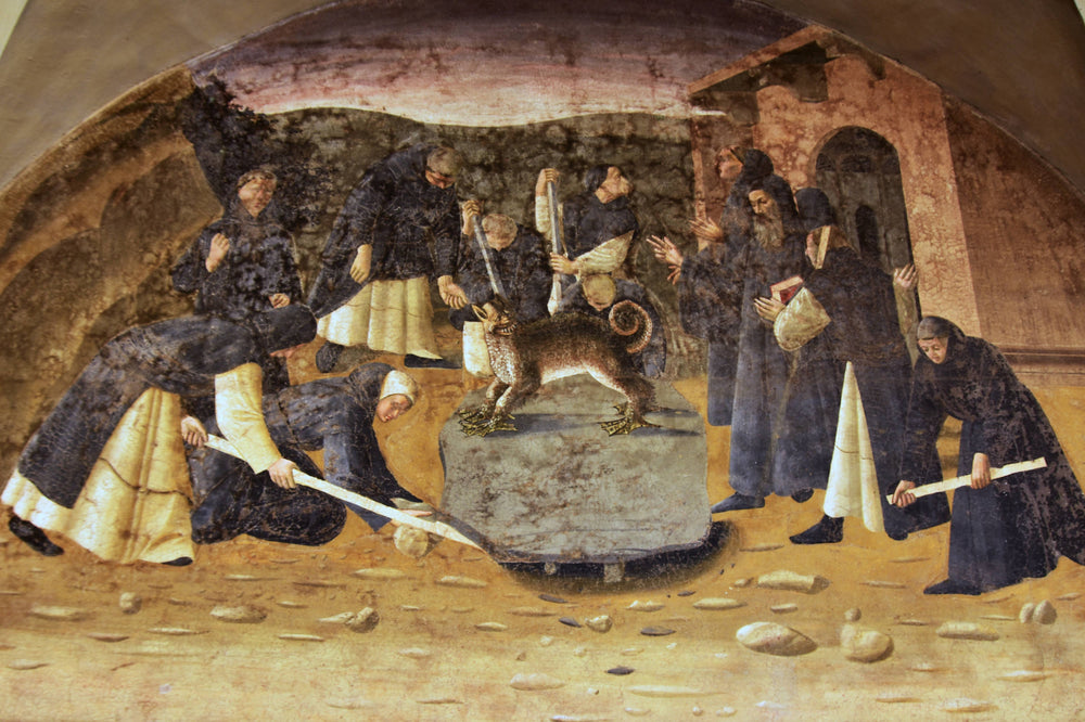 [St Benedict Removes a Devil], Badia Fiorentina, Florence