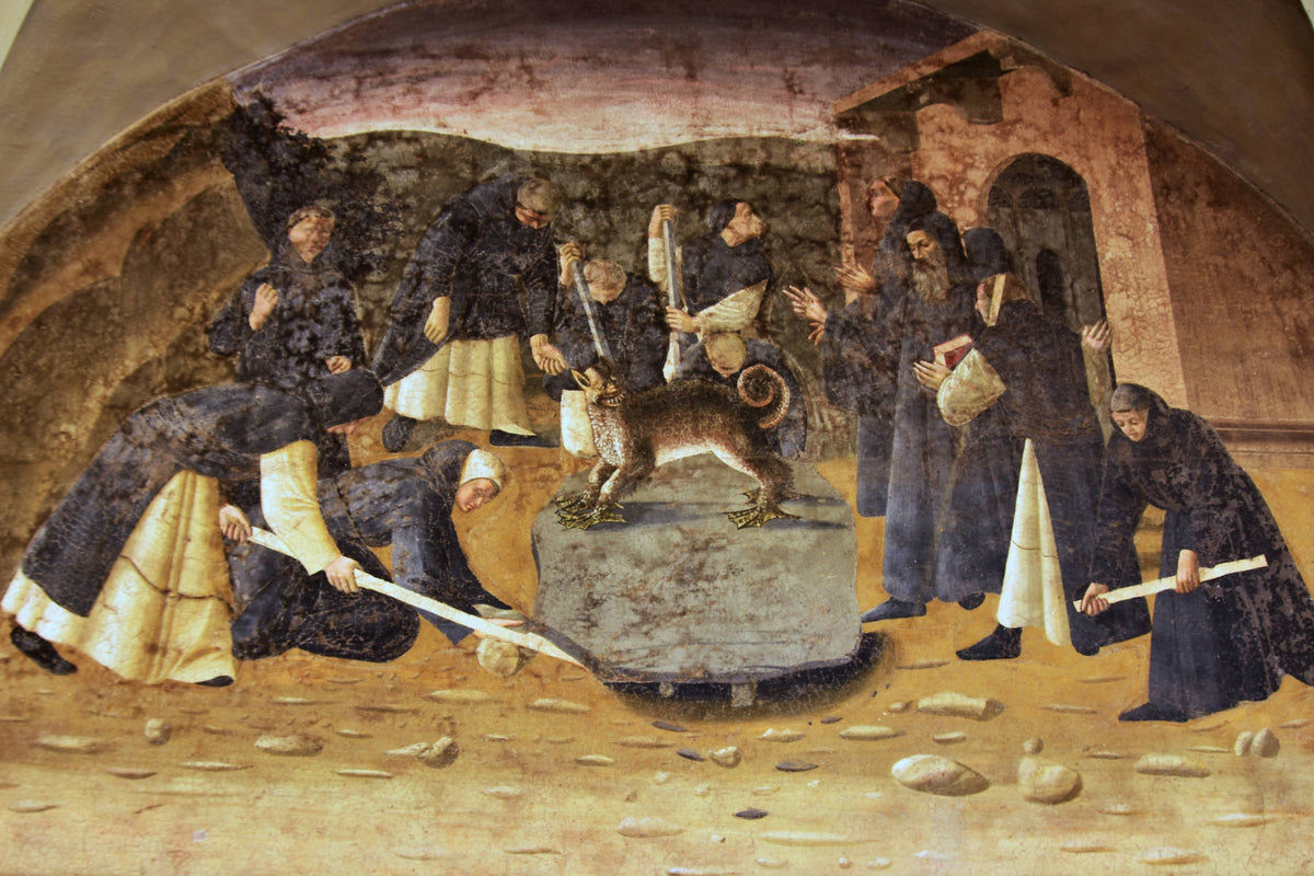 [St Benedict Removes a Devil], Badia Fiorentina, Florence