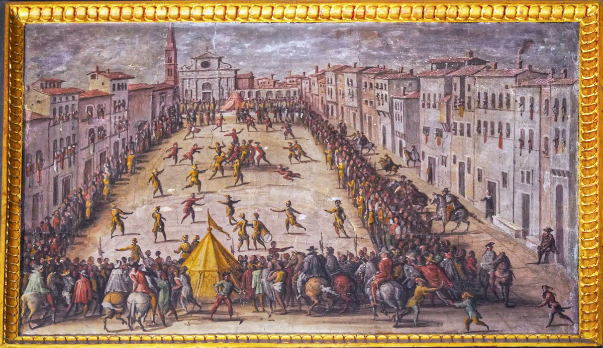 Game of Calcio Storico in Palazzo Vecchio, Florence