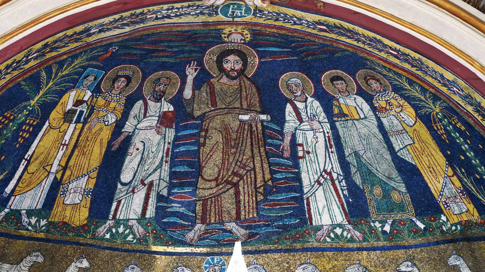 Apse Mosaic, Santa Cecilia in Trastevere