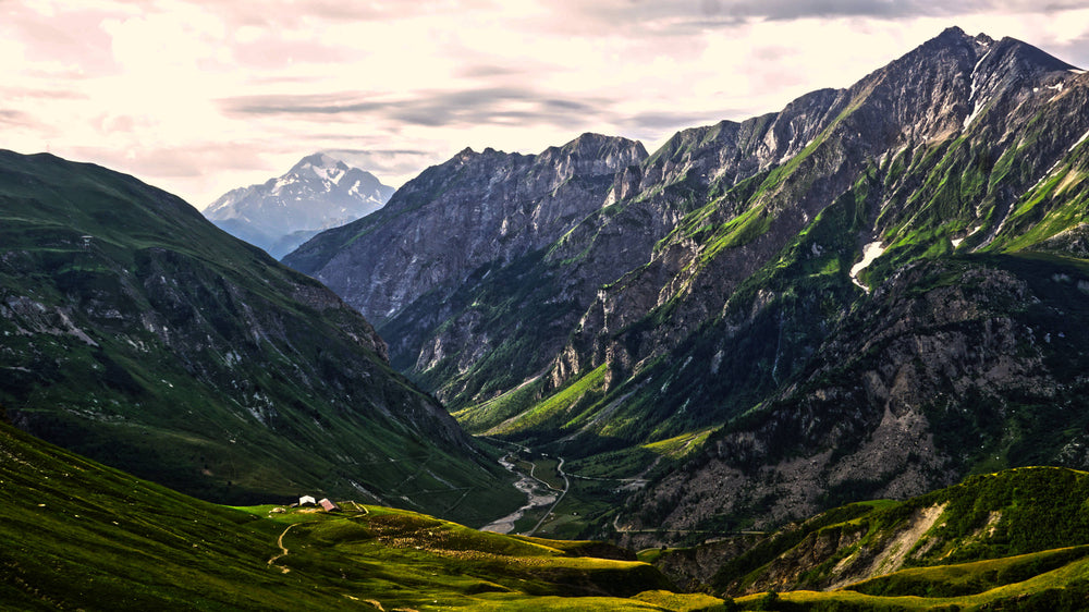 Swiss Landscape Overlooking La Fouly