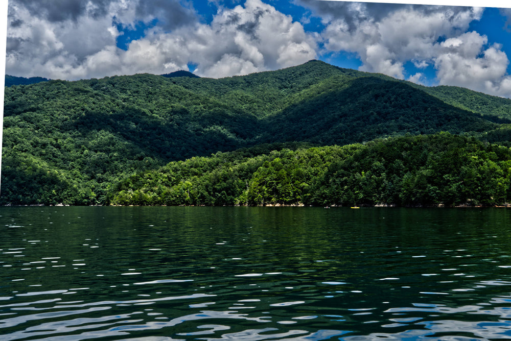 Shuckstack Mountain from Lake Fontana, Gt. Smokies Nat. P