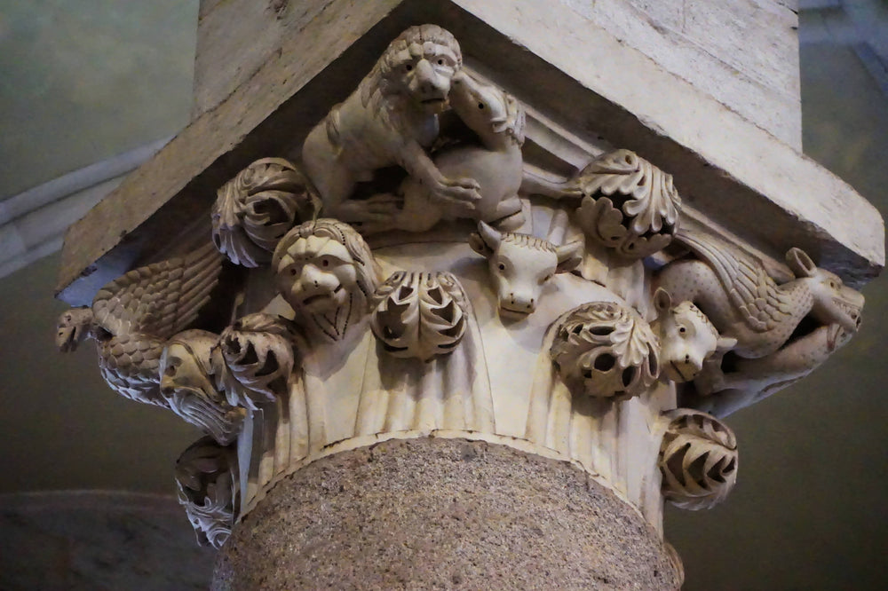 Column Detail Baptistery of St. John Pisa