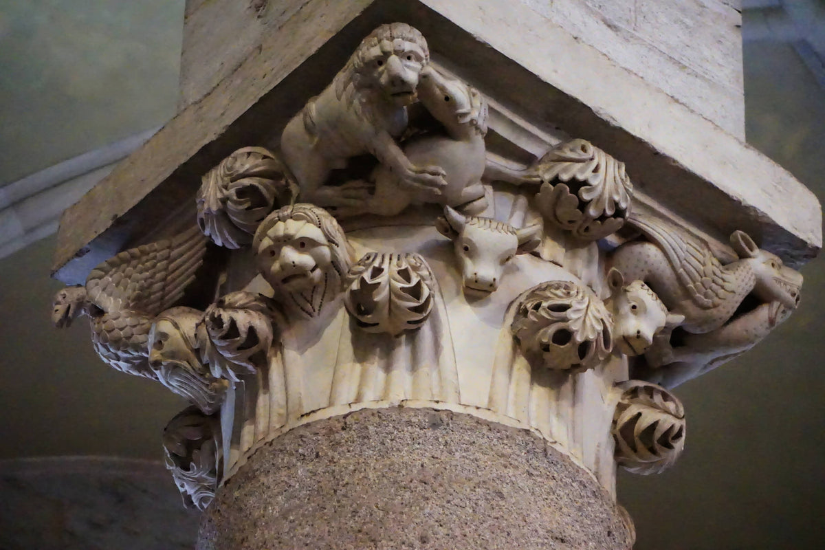 Column Detail Baptistery of St. John Pisa