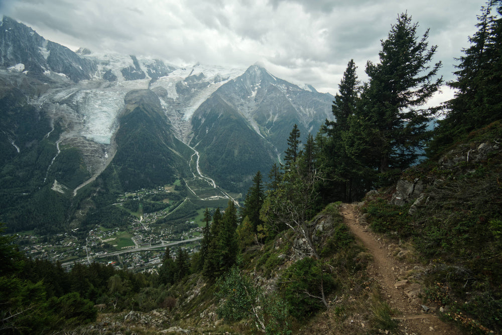 Trail to Les Houches near Chamonix