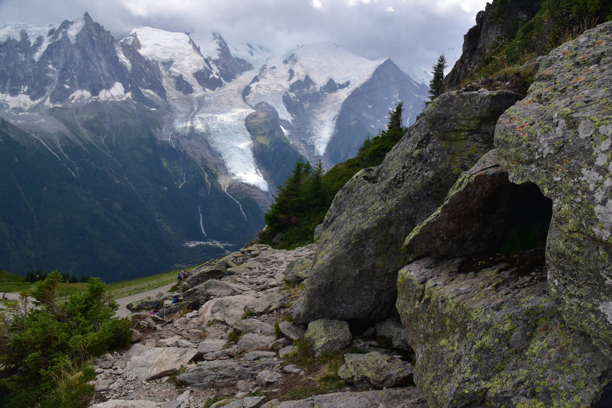 A Rock Cave near Chamonix, France