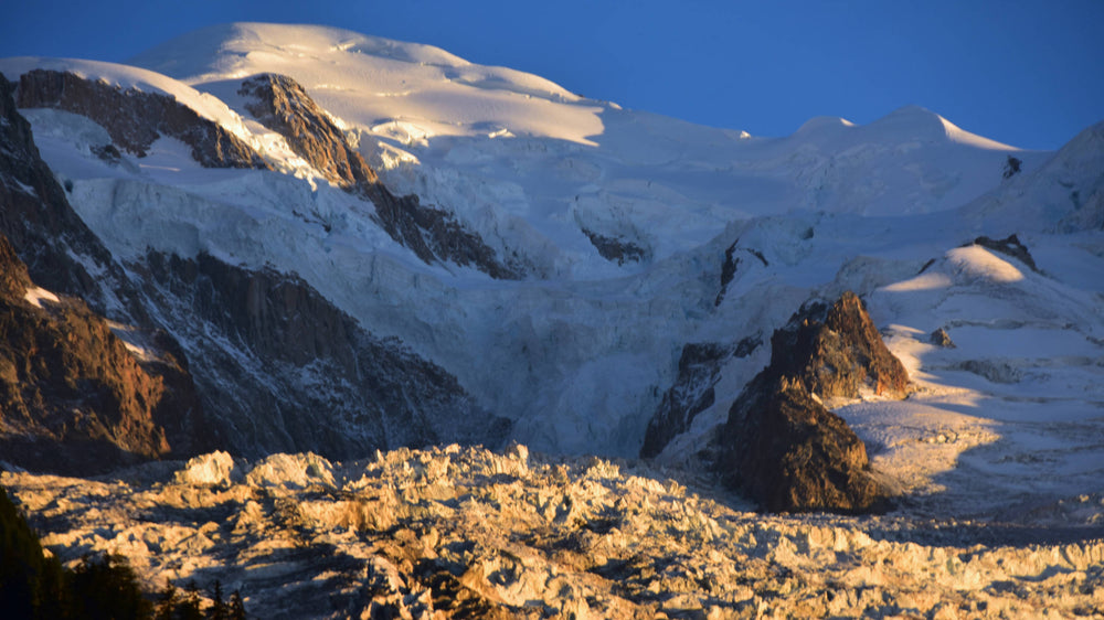 Icefield on the Slopes of Mont Blanc