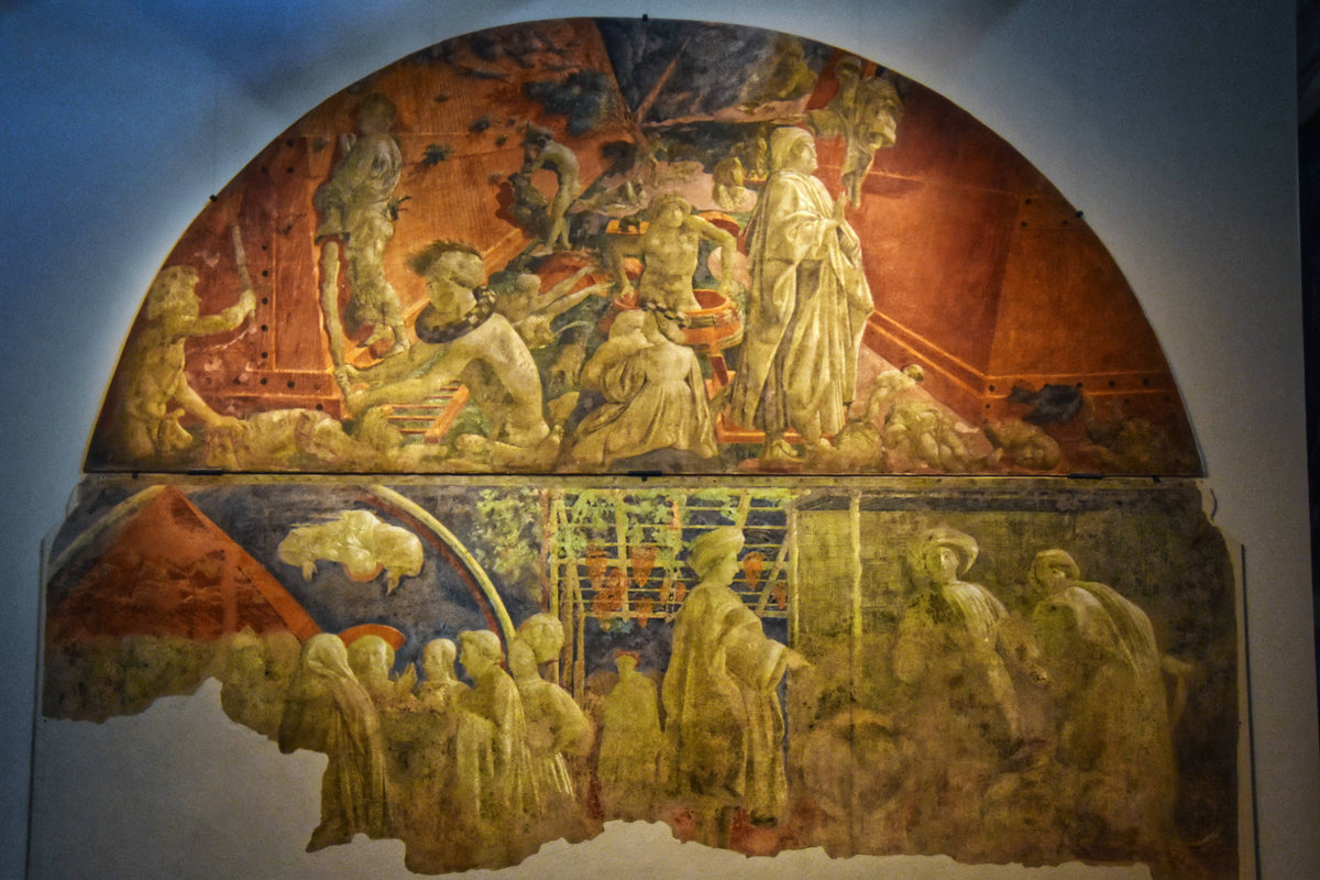 Uccello, The Flood and the Waters Subsiding, Chiostro Verde, Basilica di Santa Maria Novella, Florence