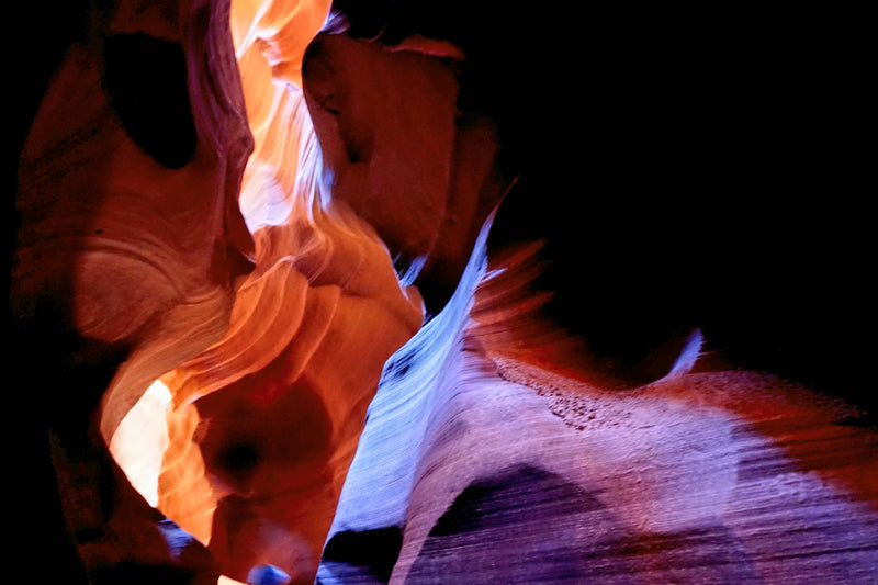 Striated Rock at Antelope Canyon Arizona