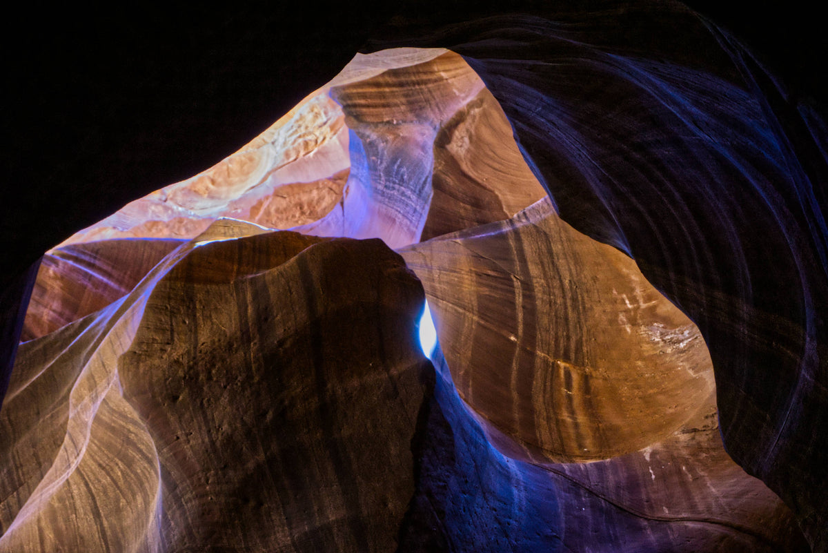 Sunlight Diffusing into Antelope Canyon