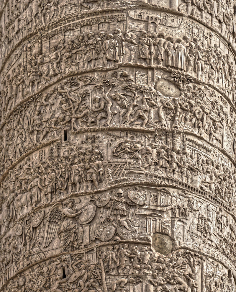 Detail, Colonna Traiana, Trajan's Column, Rome