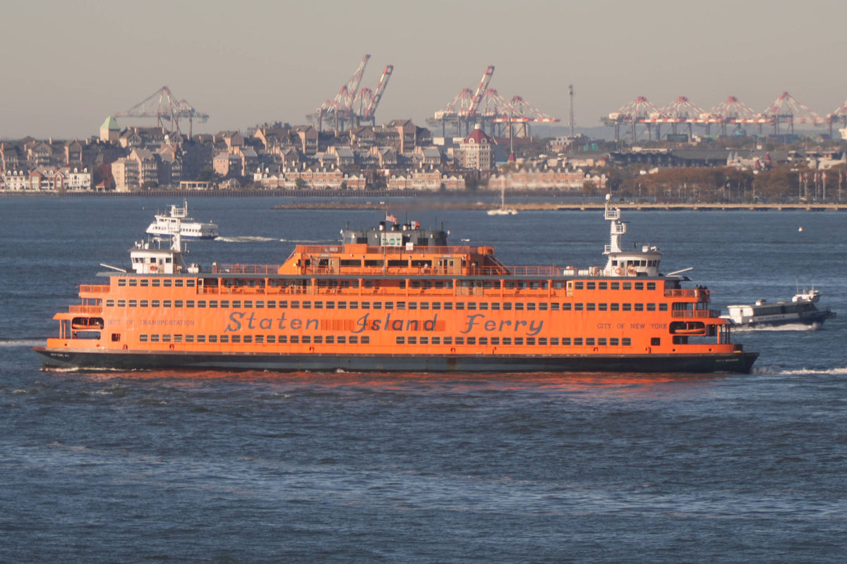 Staten Island Ferry [Guy V. Molinari] in New York Harbor