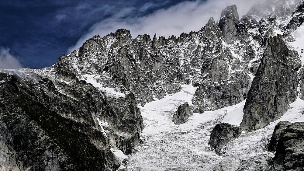 Les Drus from Montenvers