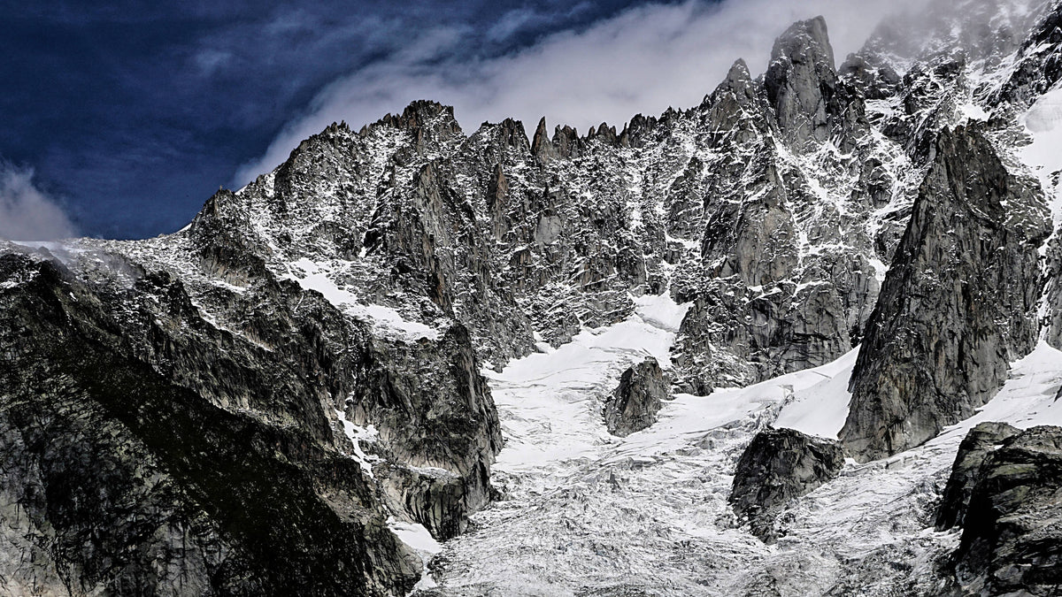 Les Drus from Montenvers