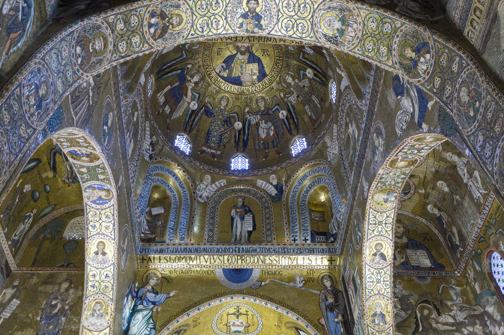 Apse Mosaics, Christ Pantocrator, Capella Palatina, Palermo