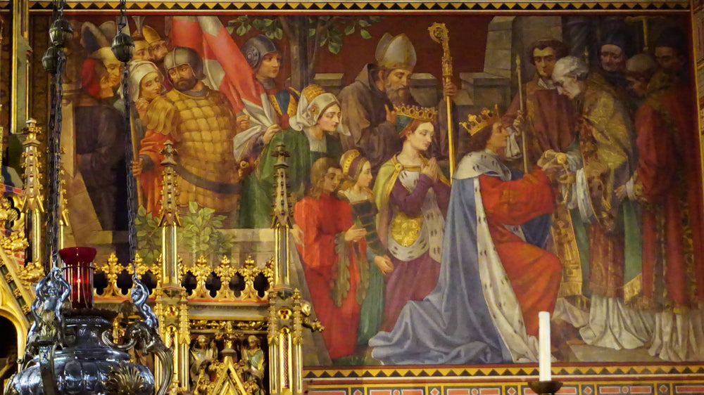 Mural, Church of the Holy Blood, Bruges
