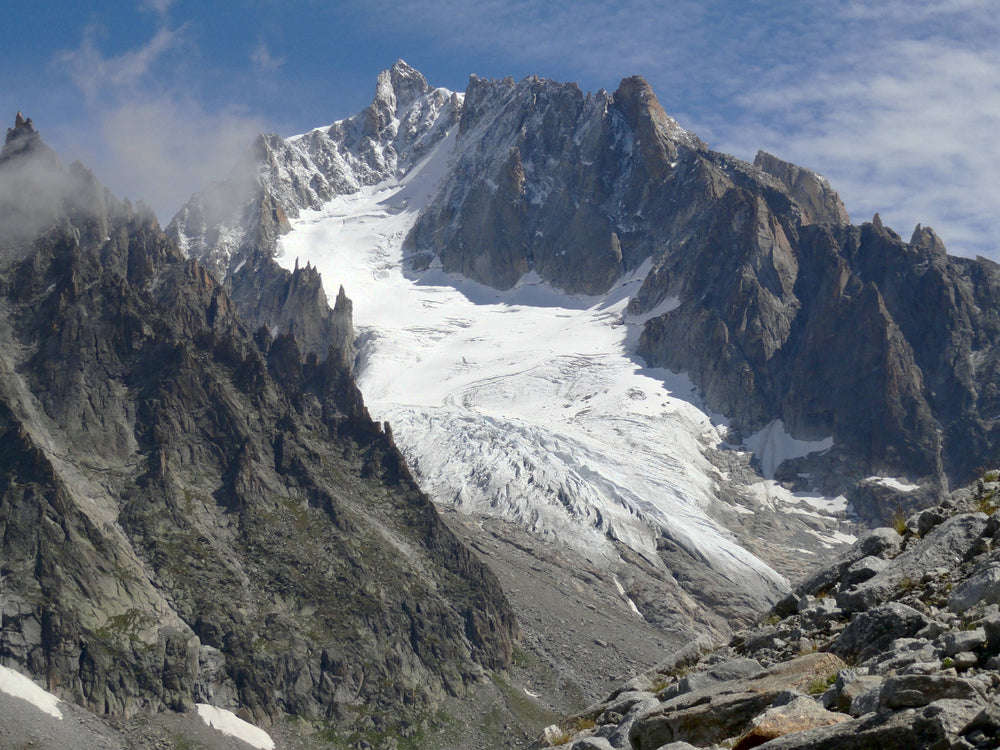 Glacier in the Valley of Mer de Glace