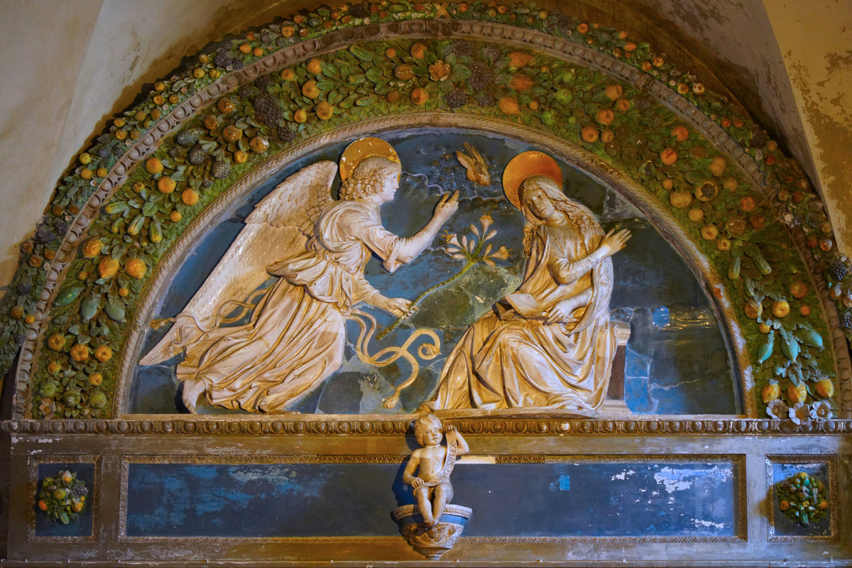 della Robbia, [Annunciation], Basilica of San Frediano, Lucca