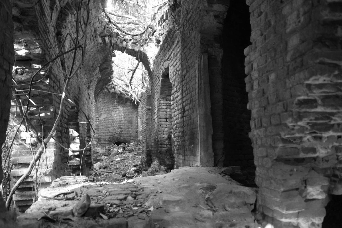 Unused Boiler Rooms at Playa Grande Sugar Mill Ruins Vieques