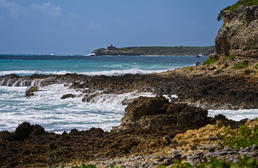 Puerto Ferro Lighthouse from Blue Beach, Vieques