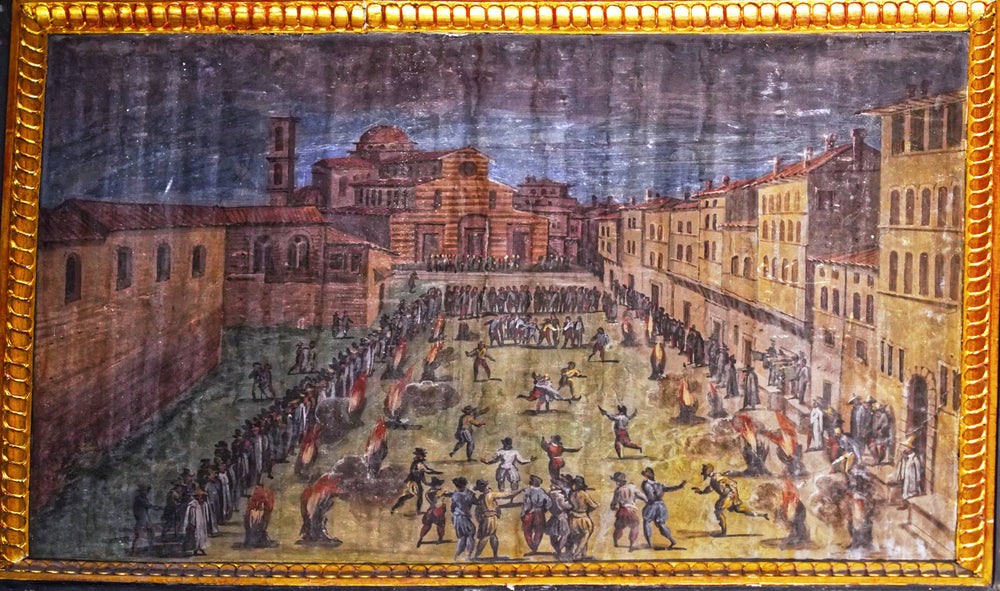 [Festival at Santo Spirito] by Stradanus, Palazzo Vecchio