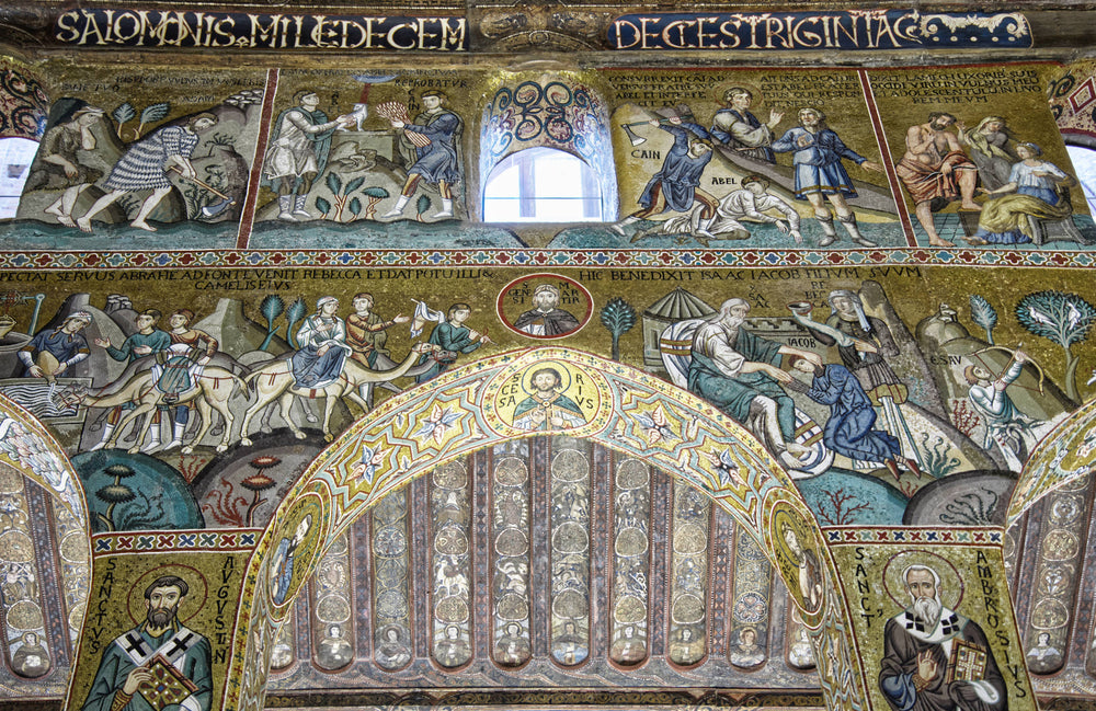 Biblical Mosaics, Capella Palatina, Palermo